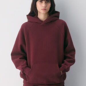 TNA Sweatfleece Burgundy Hoodie